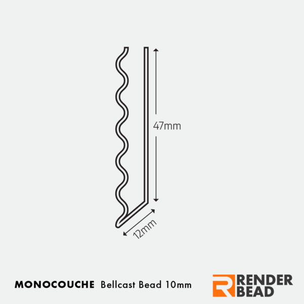 Monocouche Bellcast Bead 10mm Schematic