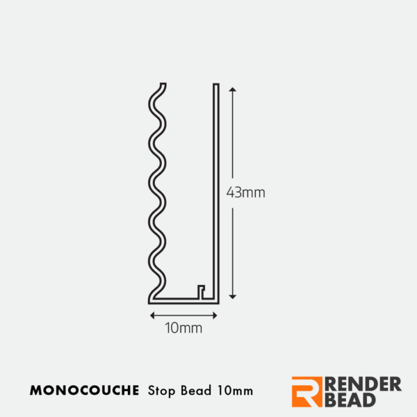 Monocouche Stop Bead 10mm Schematic
