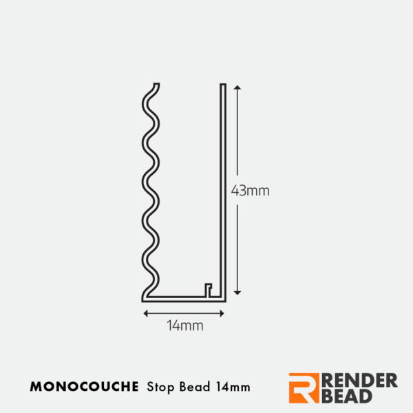 Monocouche Stop Bead 14mm Schematic